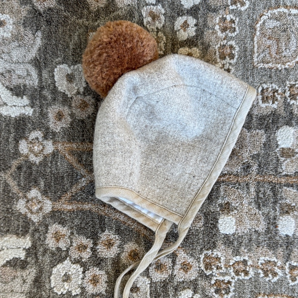 Marzipan Pom Bonnet